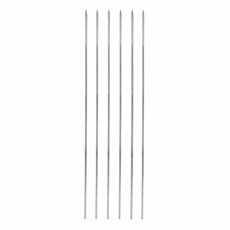 سیخ کباب جگر و دمبه استیل در بسته های 6 تایی کد 957