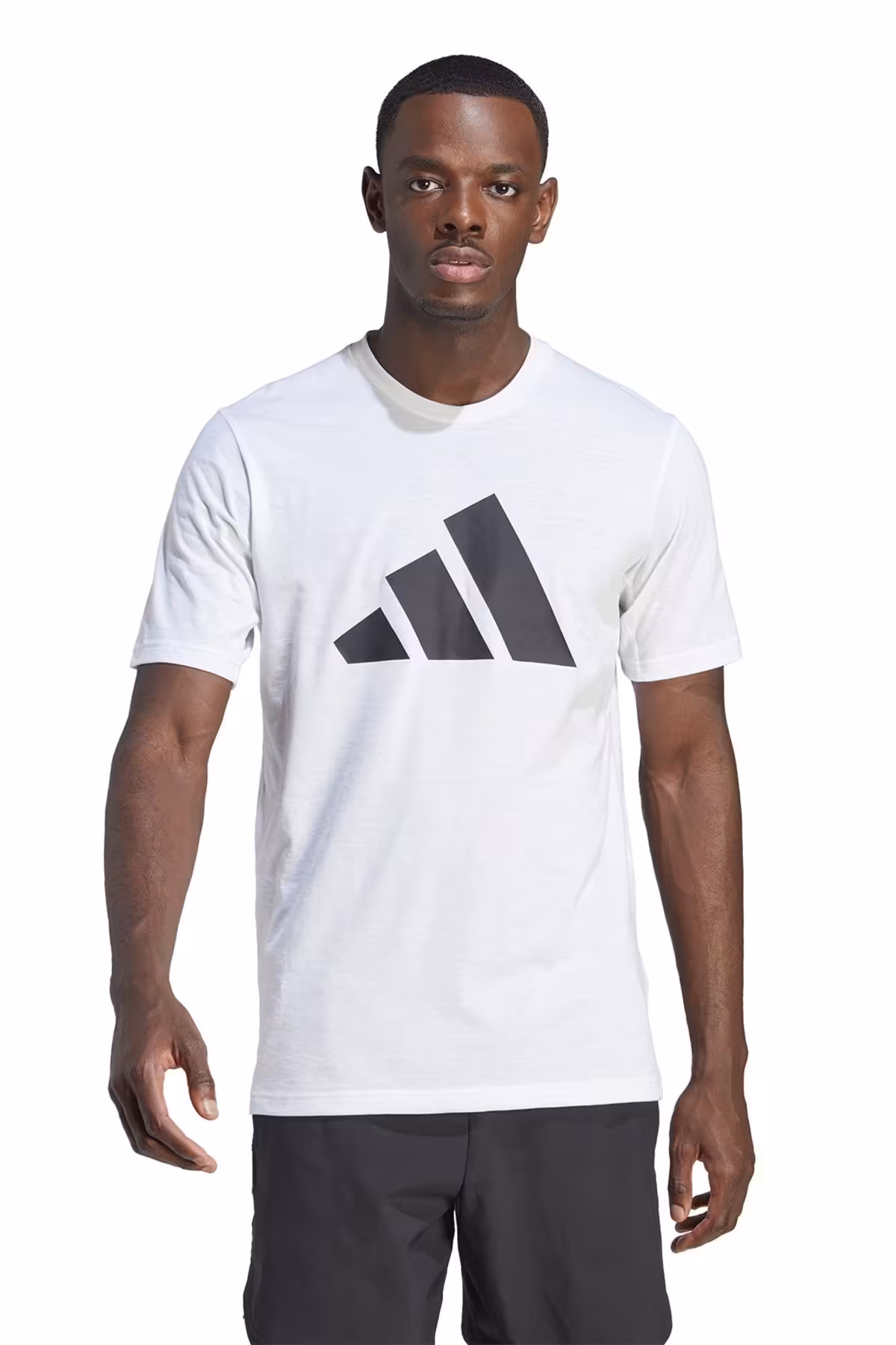 تی شرت ورزشی سفید مردانه مسطح راحت روزانه و adidas