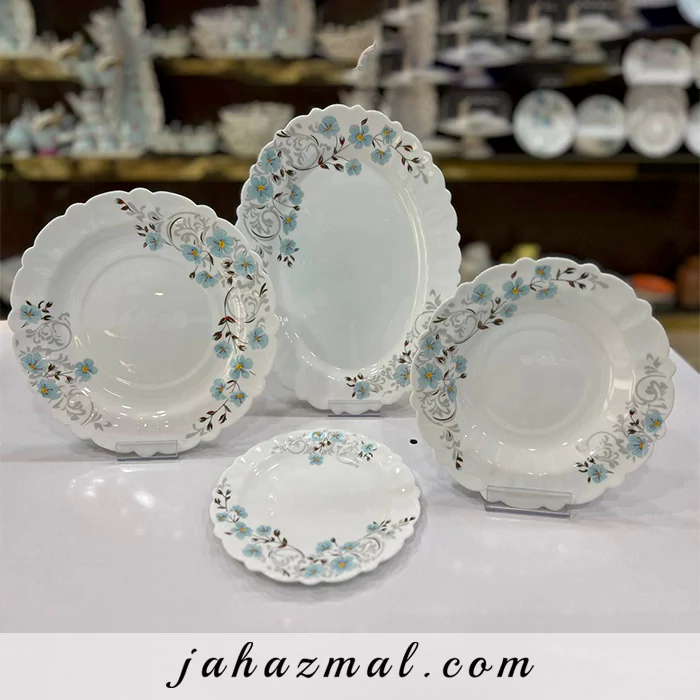 سرویس آرکوپال مقصود طرح لی لا فیروزه ای 25 پارچه