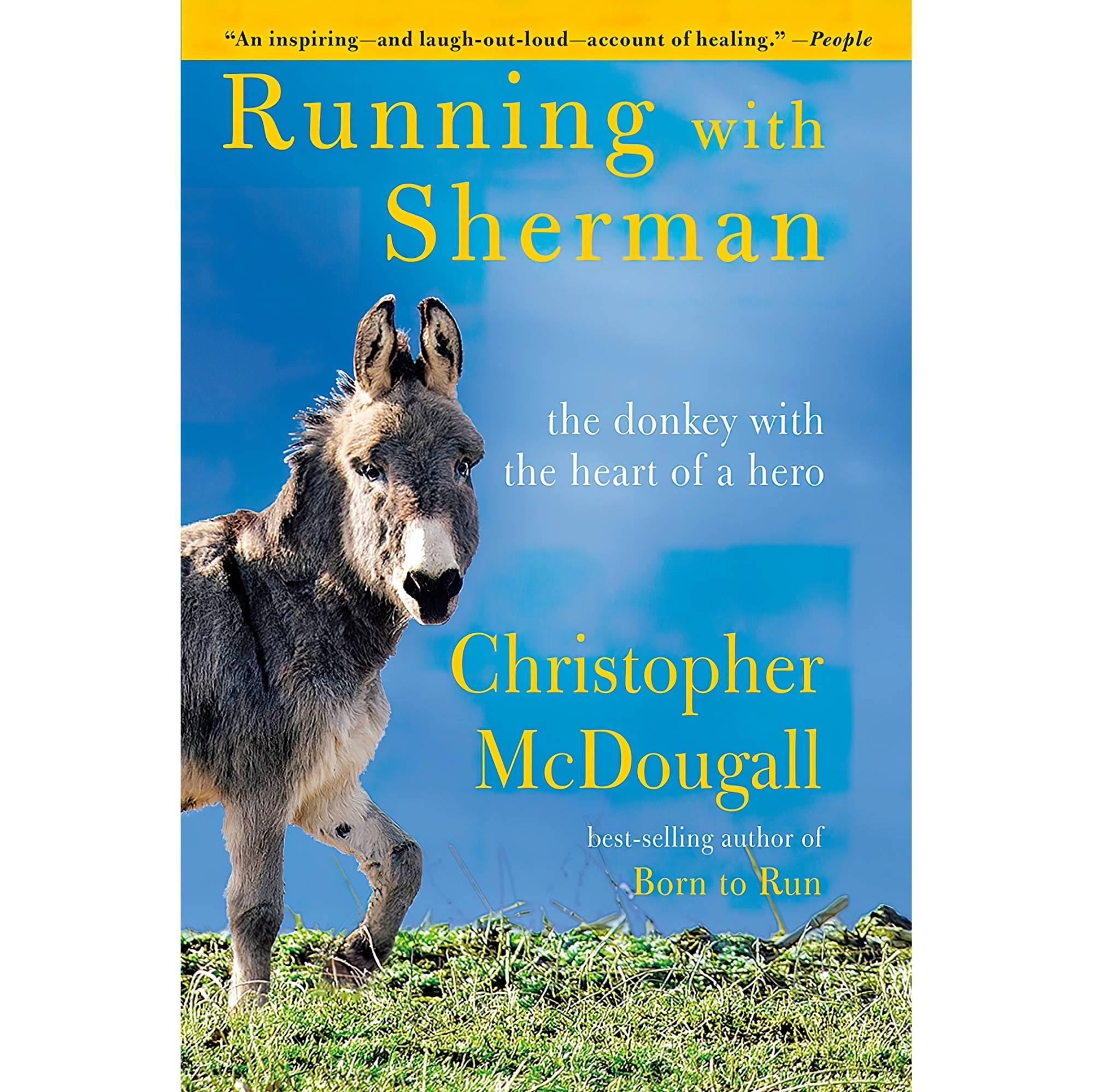 کتاب زبان اصلی Running with Sherman The Donkey with the Heart of a Hero