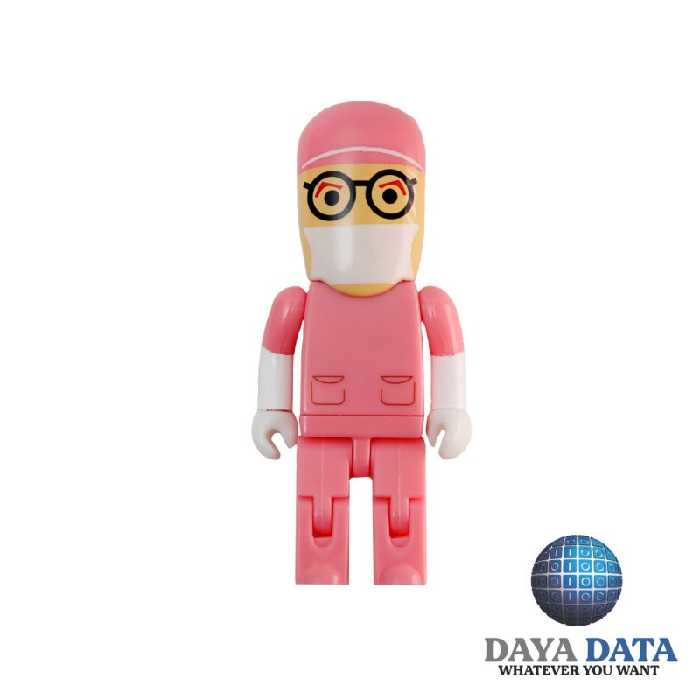 فلش مموری فانتزی  دایا  دیتا طرح جراح  مدلPF1097-13 ظرفیت128GB -USB3  رنگ صورتی