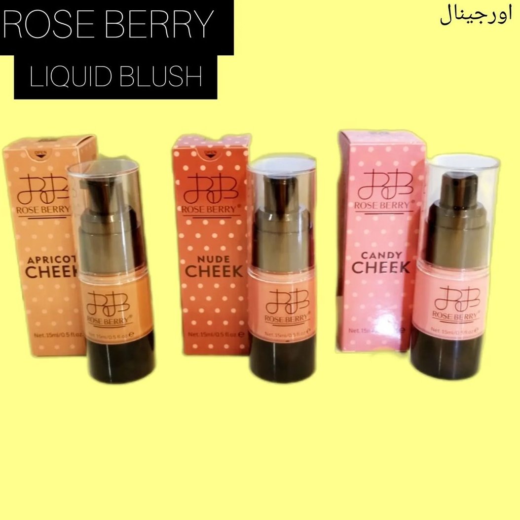 رژگونه مایع رز بری
 رنگ  نود

_ویژگی های محصول :

- بافت سبک، نرم و طبیعی
- جلوه ای درخشنده و زیبا
