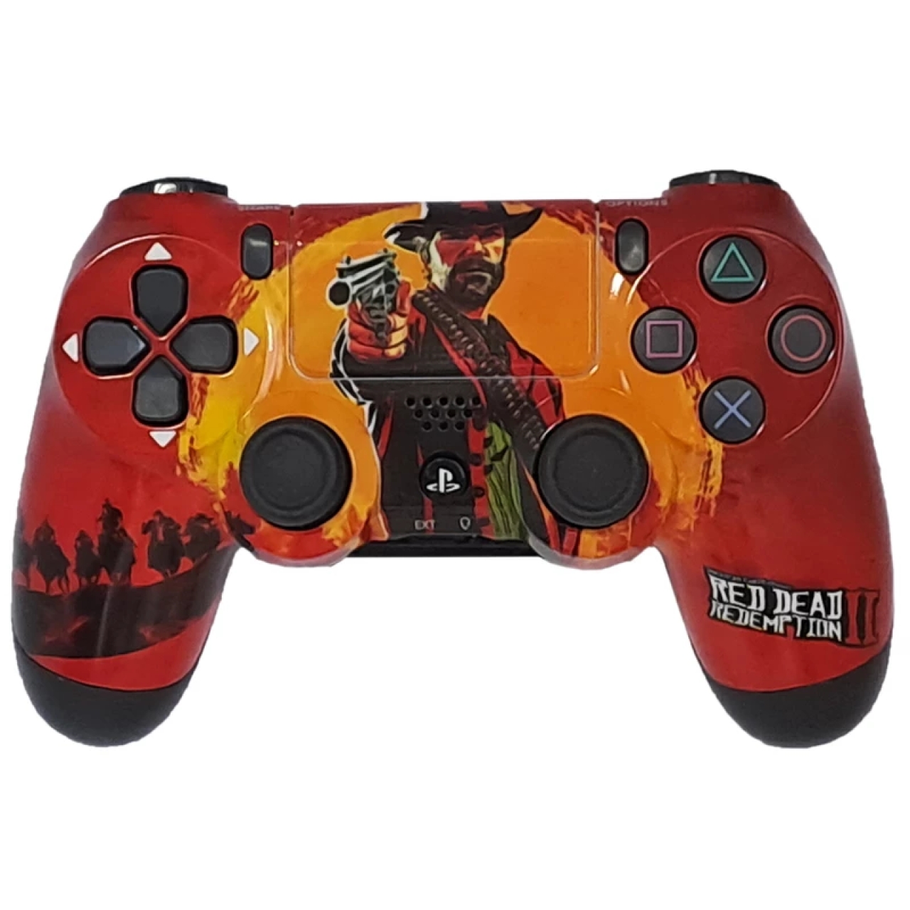 دسته بازی DualShock4 مخصوص پلی استیشن 4 طرح RED DEAD