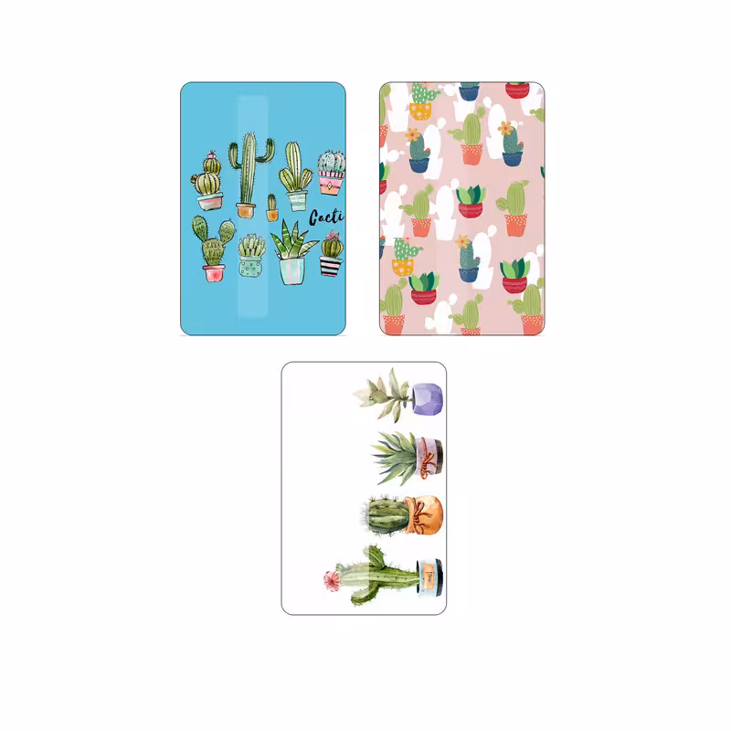 استیکر کارت طرح کاکتوس بسته 3 عددی