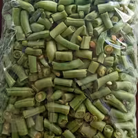 لوبیا سبز خردشده و شسته شده شرکتی و بهداشتی 400 گرمی