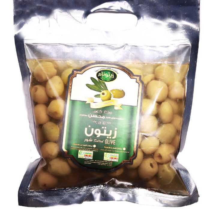 زیتون بدون هسته وکیوم 700 گرمی زیتونام