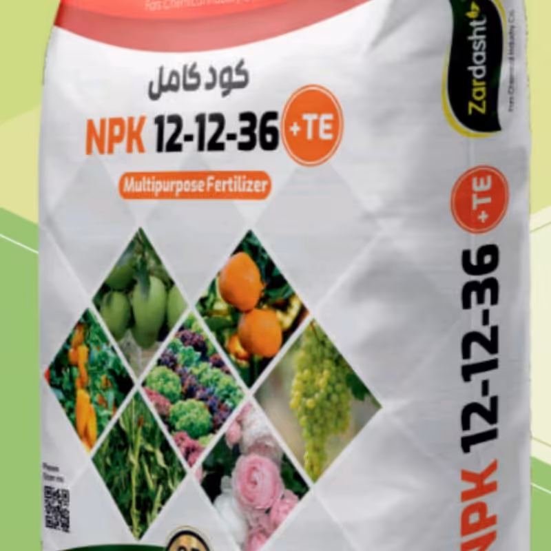 کود کامل 36-12-12 پتاس بالا حاوی عناصر ریزمغذی