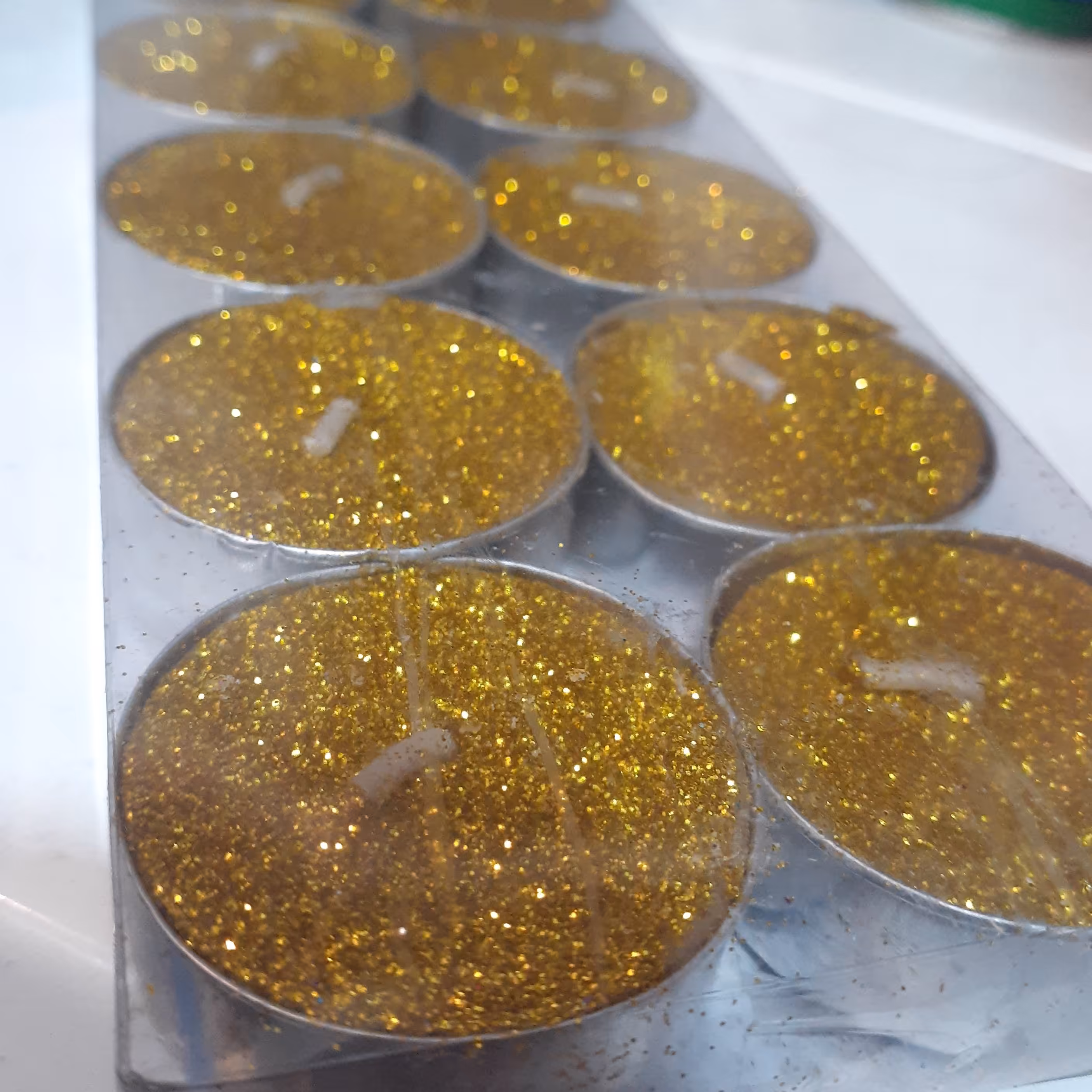 شمع سکه ای بسته 10 عددی