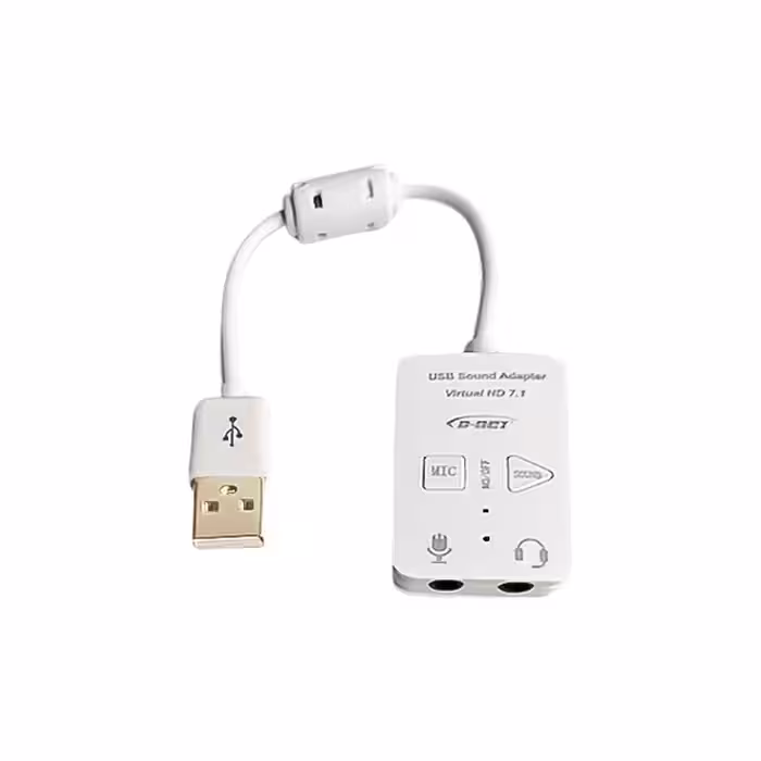 کارت صدا کابلی USB 7.1CH دی نت