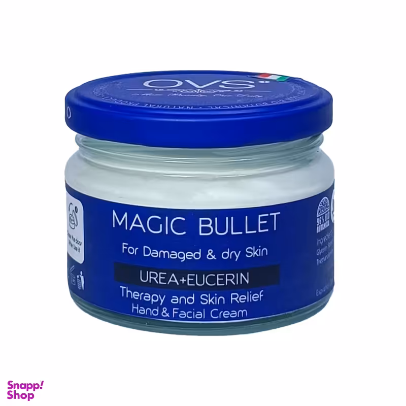 کرم آبرسان مراقبتی پوست آسیب دیده او وی اس مدل مجیک بلو حجم 270 میلی لیتر