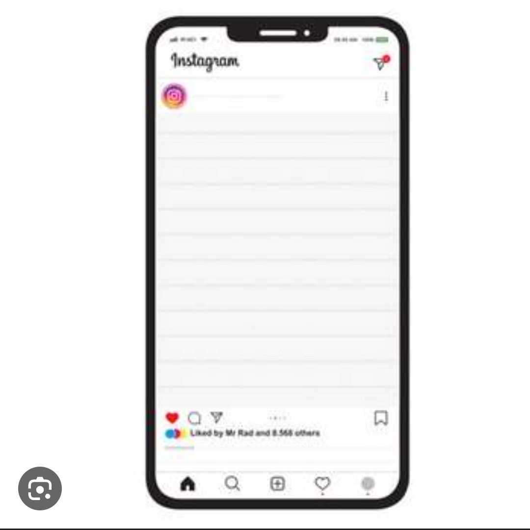 کاغذ یادداشت طرح اینستا