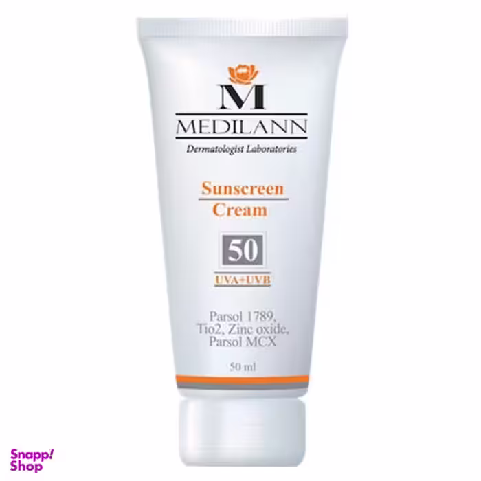 کرم ضد آفتاب رنگی مدیلن (Medilan) SPF50 حجم 50 میلی‌‌ لیتر