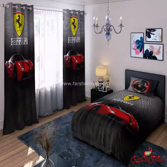 روتختی طرح ماشین فراری(ferrari) کد 15527