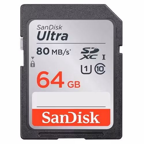 کارت حافظه سندیسک مدل SanDisk 64GB Ultra SDXC UHS-I 80MB/s