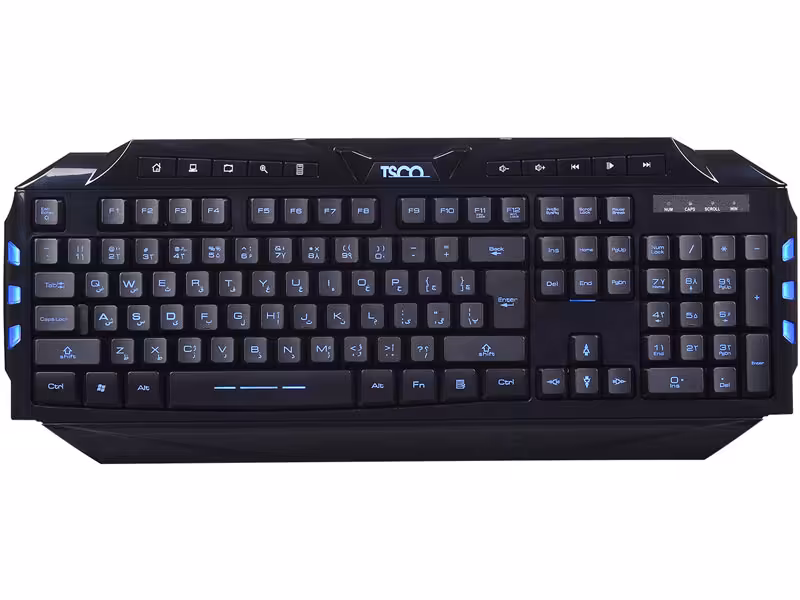 کیبورد تسکو مدل TK 8120N با حروف فارسی
