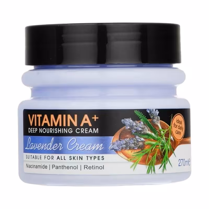 کرم مرطوب کننده ویتامین A حاوی عصاره اسطوخودوس دافی 270 میل