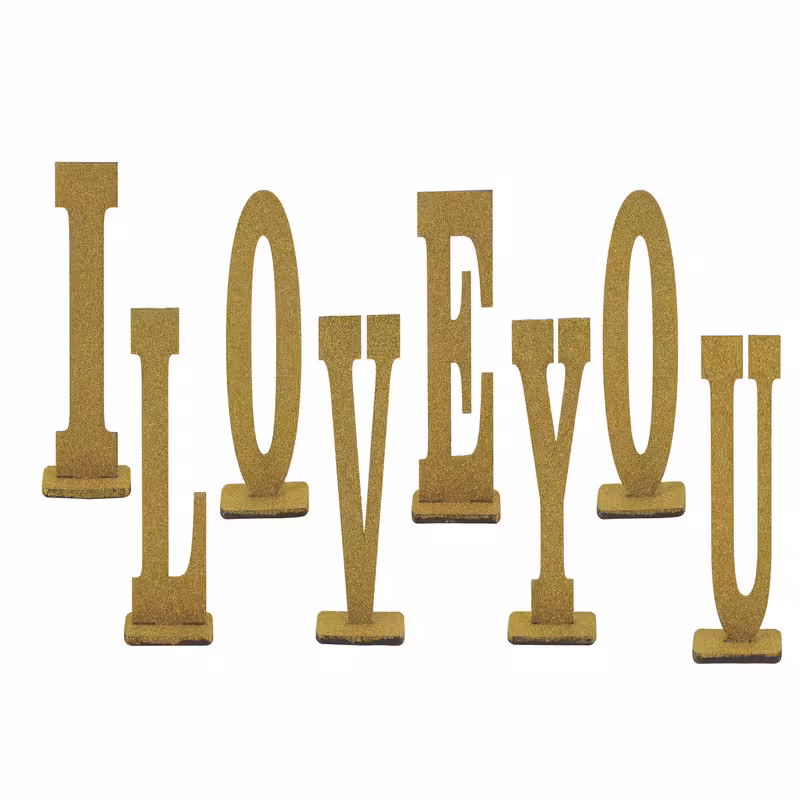 استند حروف طرح I LOVE YOU