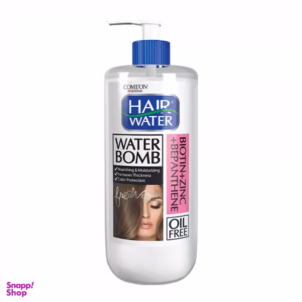 کرم مرطوب کننده و آبرسان کامان (Comeon) مدل Biotin + Zinc Bepanthene حجم 400 میلی لیتر