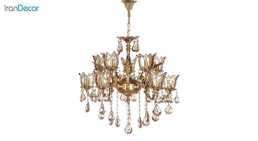 لوستر ده شعله چشمه نور مدل C2702/5