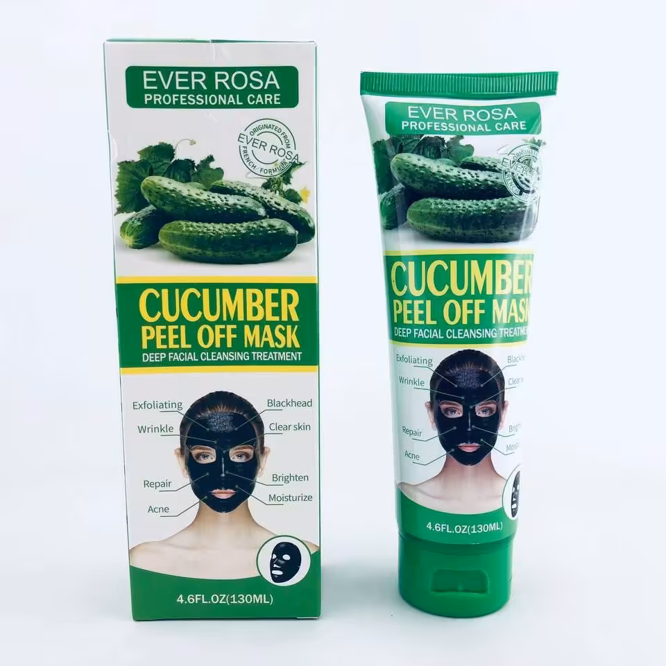 ماسک صورت پیل آف حاوی عصاره خیار  ماسک ذغال 