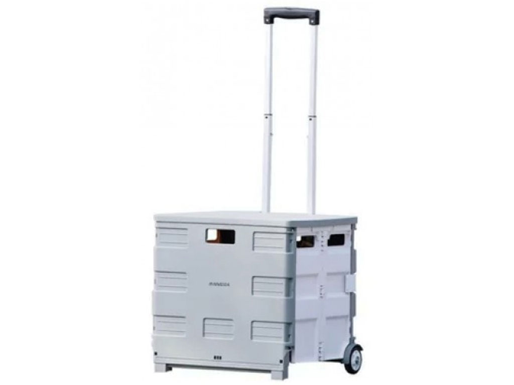 چرخ خرید و نگهداری مواد غذایی تاشو شیائومی Foldable Xiaomi Maiwei Food Storage Container 35L TN-SNX01