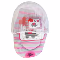 پشه بند نوزادی طرح فیل راه راه