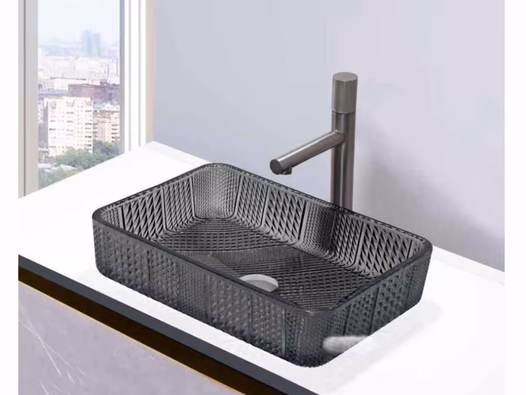 کاسه روشویی کریستال وارداتی مدل ST-06