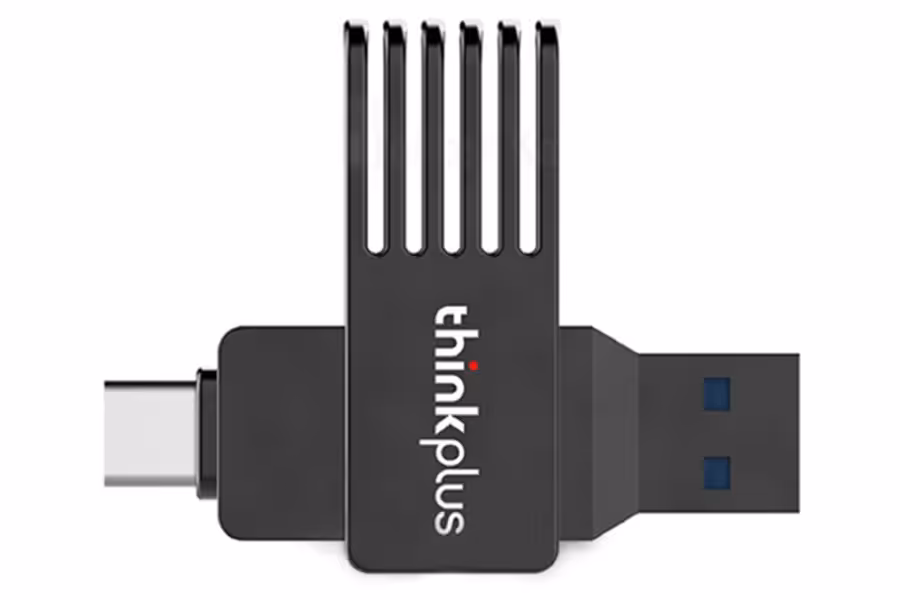 فلش مموری 16 گیگابایت لنوو Lenovo Thinkplus MU252 16GB USB 3.1 Double Head با سری تایپ سی