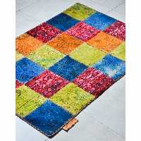 کلاژ فرش دستبافت دو متری امیرخیز مدل تکه دوزی کد 104877