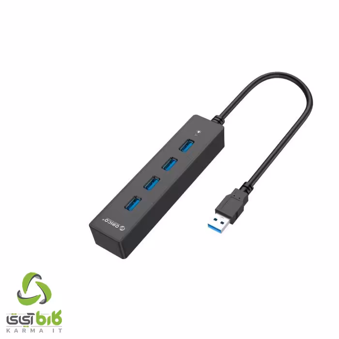 هاب 4 پورت USB3.0 با کابل متصل اوریکو W8PH4-U3 - فروشگاه کارما آی‌تی