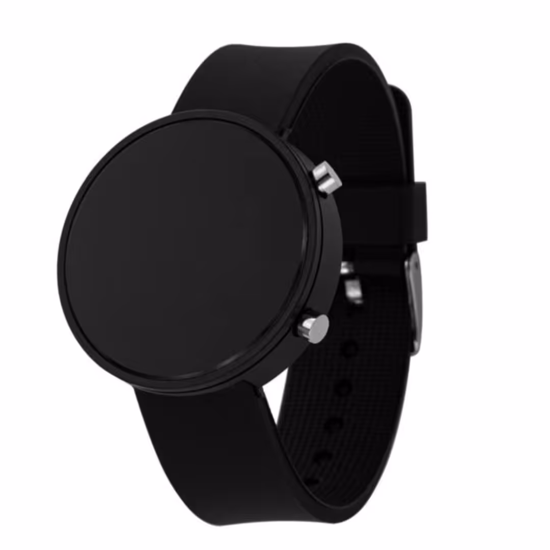 ساعت مچی دیجیتالی ال ای دی  پسرانه دخترانه زنانه مردانه اسپرت مشکی (ارسال رایگان) 