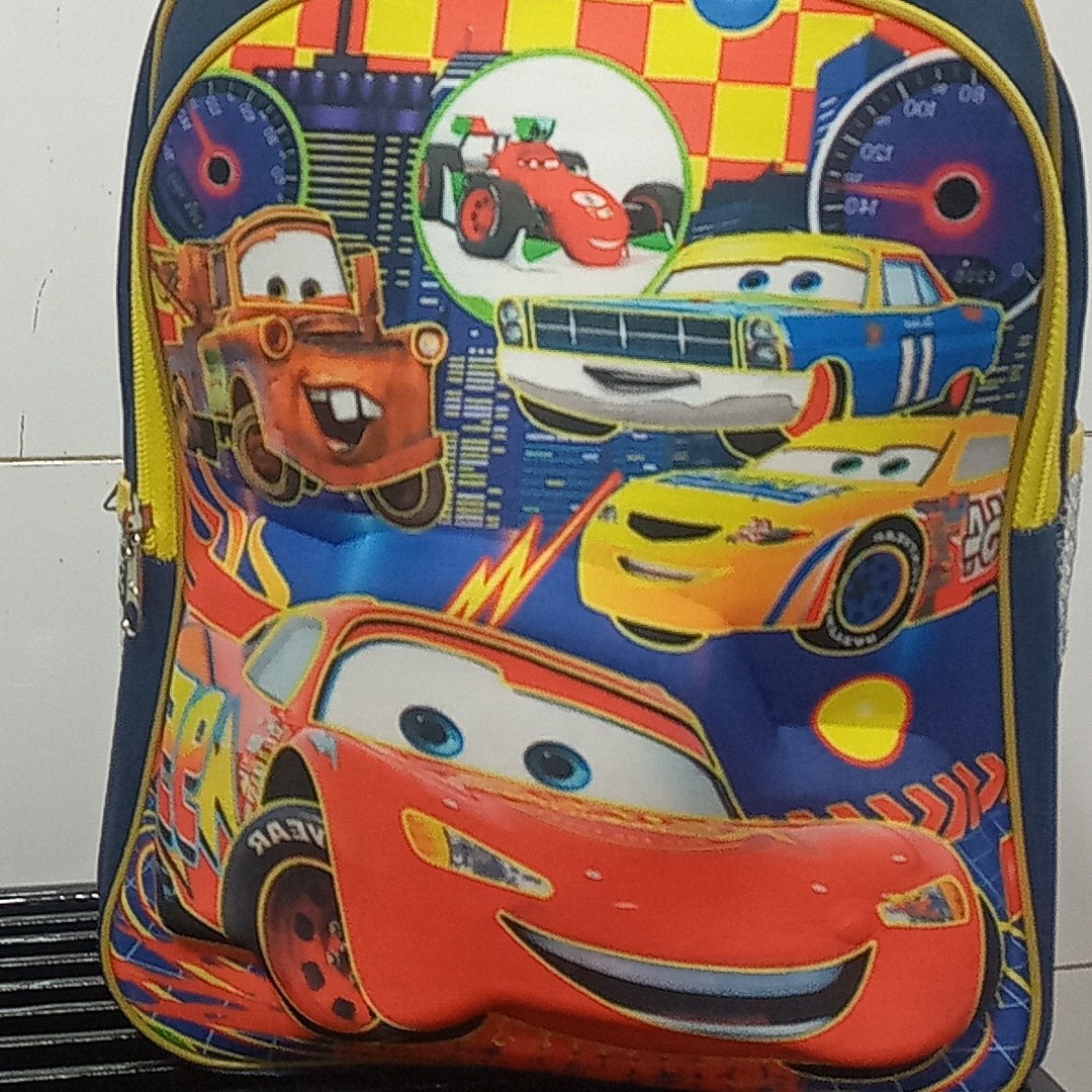 کیف مدرسه مک کویین عکس برجسته پشتی طبی ارتفاع 38cm