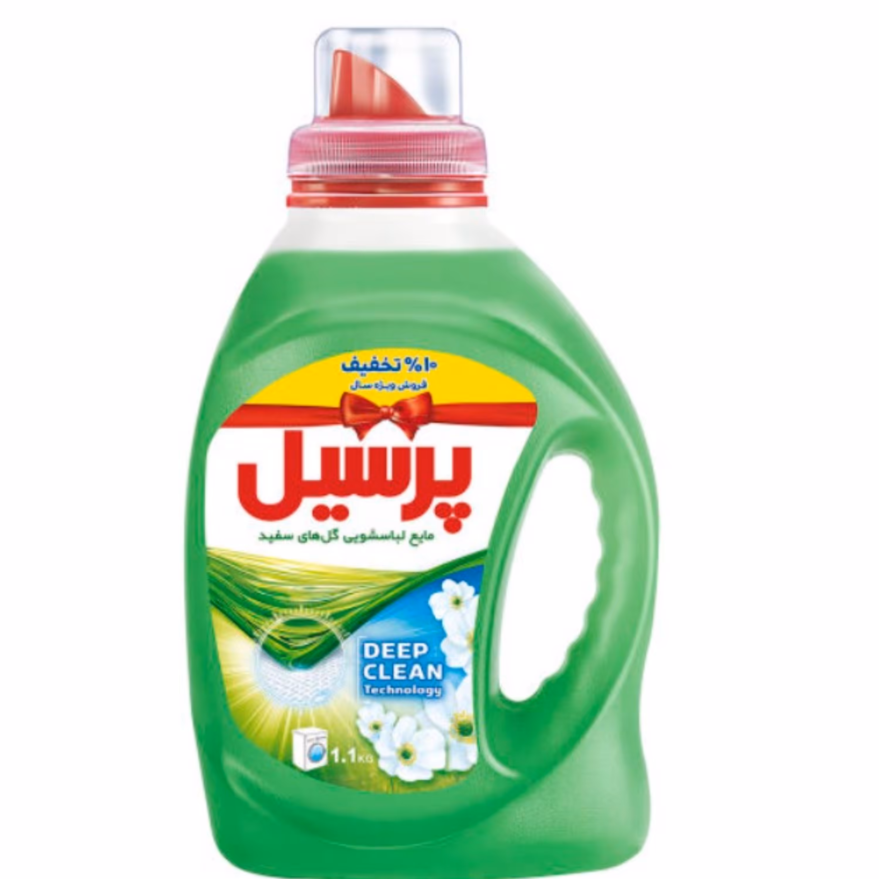 مایع لباس شویی پرسیل گل های سپید  ( سبز ) 1100گرمی 