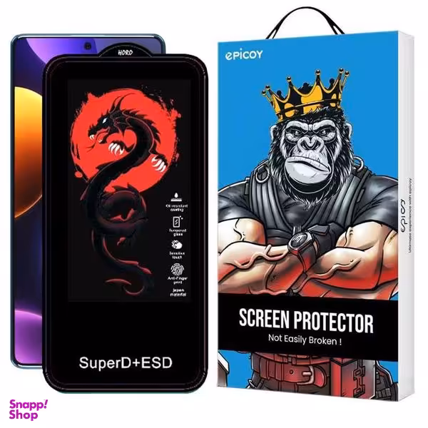 محافظ صفحه نمایش اپیکوی مدل Dragon ESD مناسب برای گوشی موبایل شیائومی Redmi Note 12 Turbo/ Note 12 Pro 5G/ Note 12 Explorer/ Note 12 Discovery/ Note 12 Pro Speed