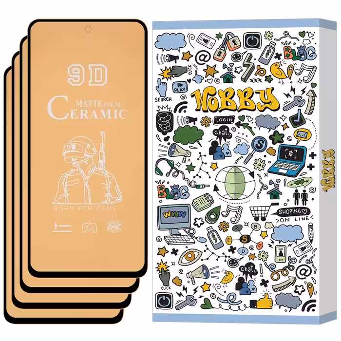 گلس سرامیکی مات مناسب برای گوشی موبایل شیائومی Redmi K50 Pro  پک 4 عددی