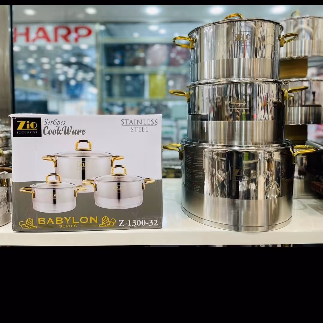 سرویس شش پارچه استیل درب شیشه 

برند زیو ترکیه

. ارسال رایگان 