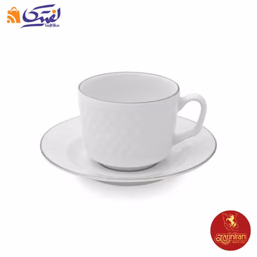 سرویس چای خوری چینی زرین رادیانس طرح سمن 12 پارچه