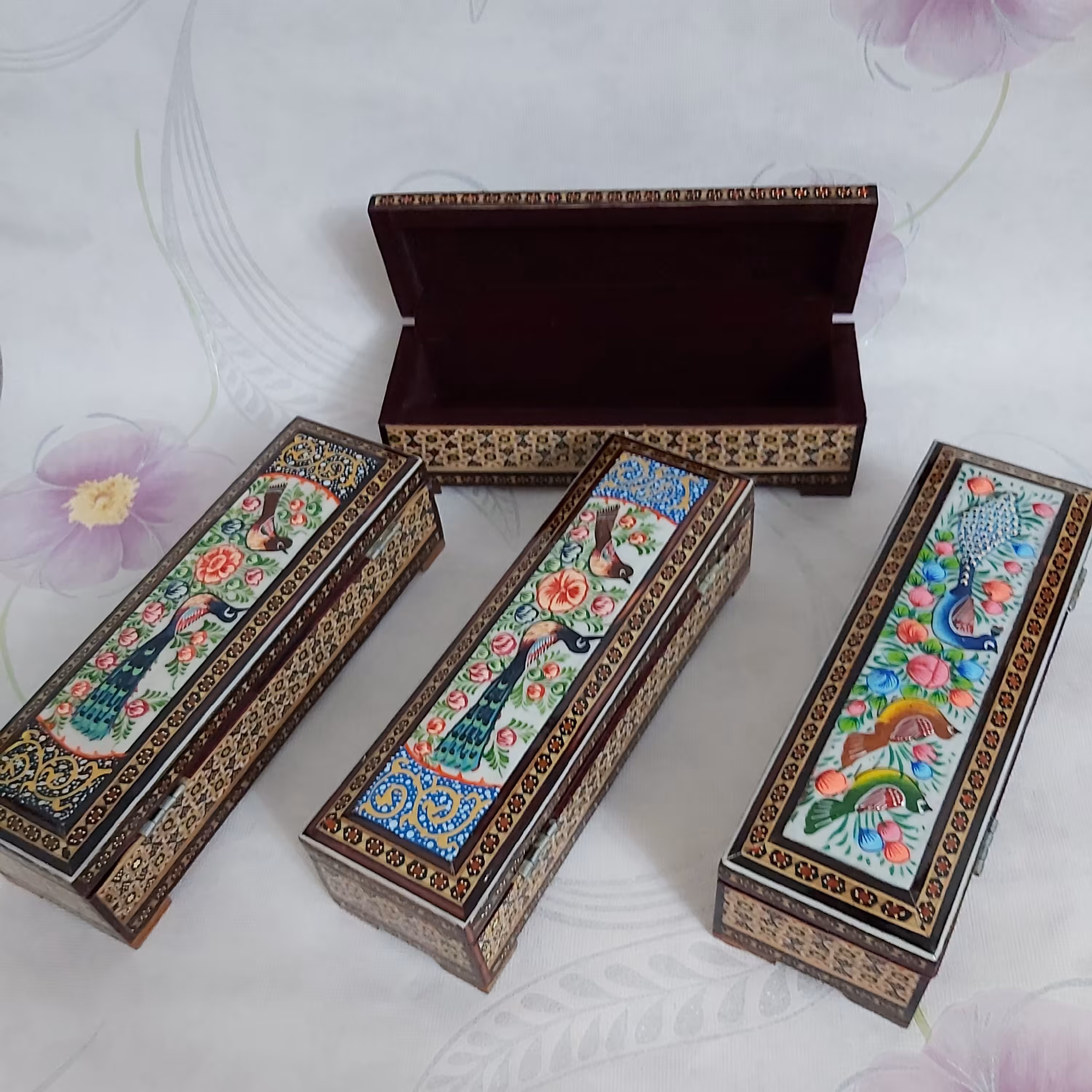 جادستبندی،جاساعتی، لولادار خاتمکاری