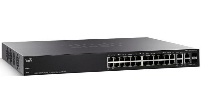سوئیچ 24 پورت مدیریتی سیسکو مدل اس اف 300 - 24 ام پی
