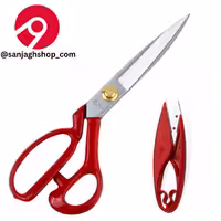 قیچی پین دسته قرمز  سایز 9  قیچی pin قیچی خیاطی    