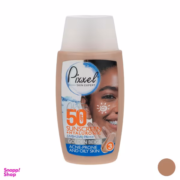 کرم ضد آفتاب پیکسل (Pixxel) مدل GOLDEN BEIGE حجم 50 میلی لیتر