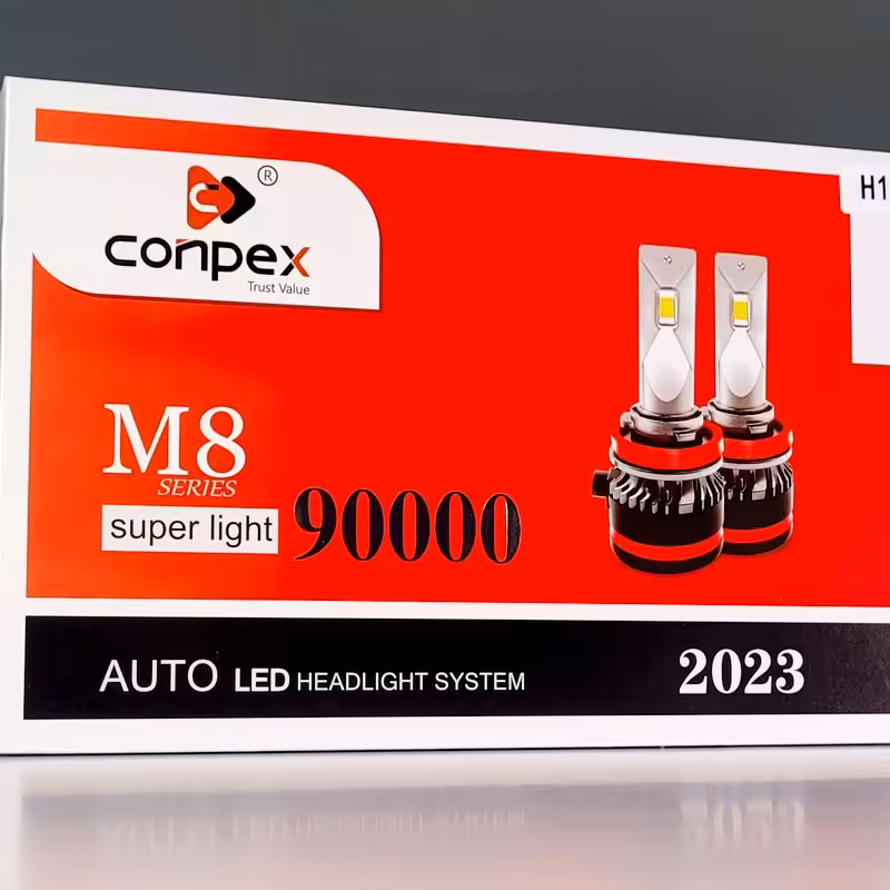 هدلایت M8 پایه 9005 پکیج دو عددی بسیار قوی