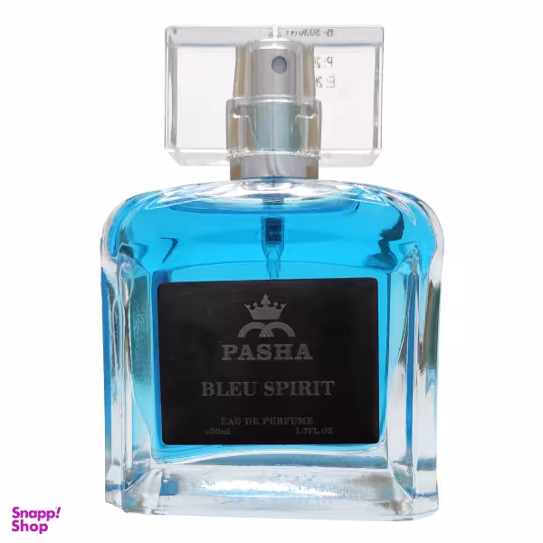 ادوپرفیوم مردانه پاشا (Pasha) مدل Bleu Spirit حجم 50 میلی‌ لیتر