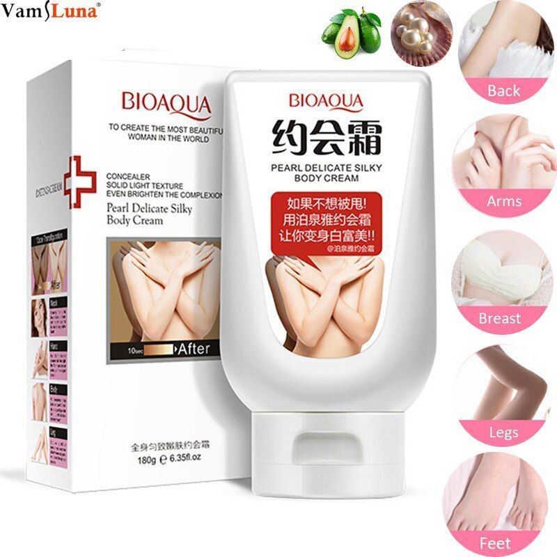 کرم سفید کننده بدن بیواکوا 180گرم BIOAQUA