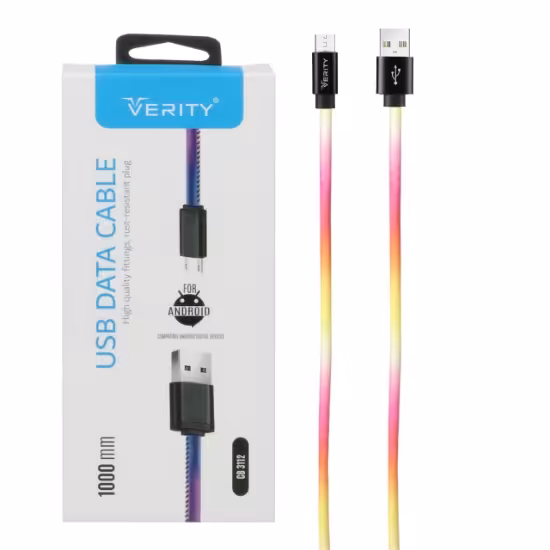 کابل تبدیل USB به microUSB وریتی مدل CB3112 طول 1 متر
