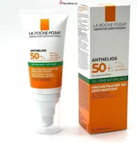 کرم ضد آفتاب بی رنگ مخصوص پوست چرب و مختلط و مستعد جوش لاروش پوزای +La Roche-Posay Anthelios XL Anti Shine Dry Touch Sunscreen Gel Cream SPF50