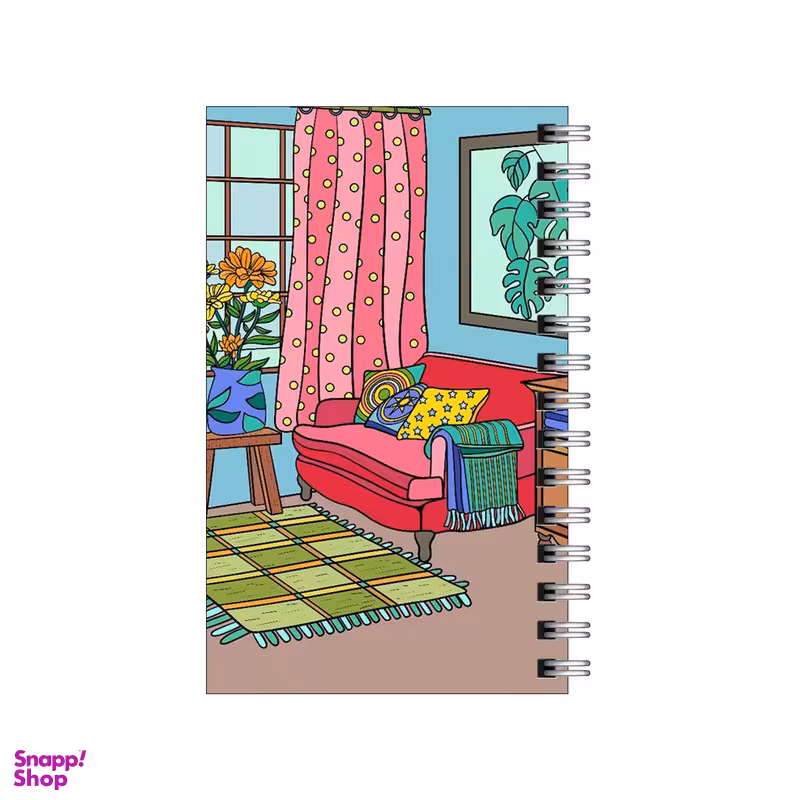 دفترچه یادداشت مدل to do list طرح اتاق نشیمین دنج کد 1960533