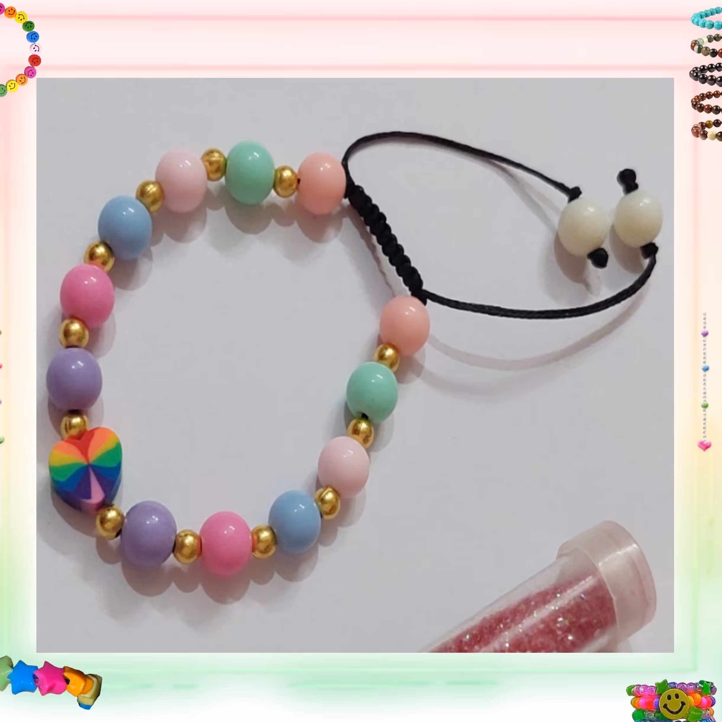 دست بند زیبای رنگی رنگی 