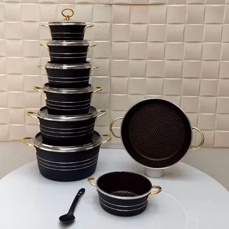 سرویس قابلمه 15پارچه زنبوری فورج