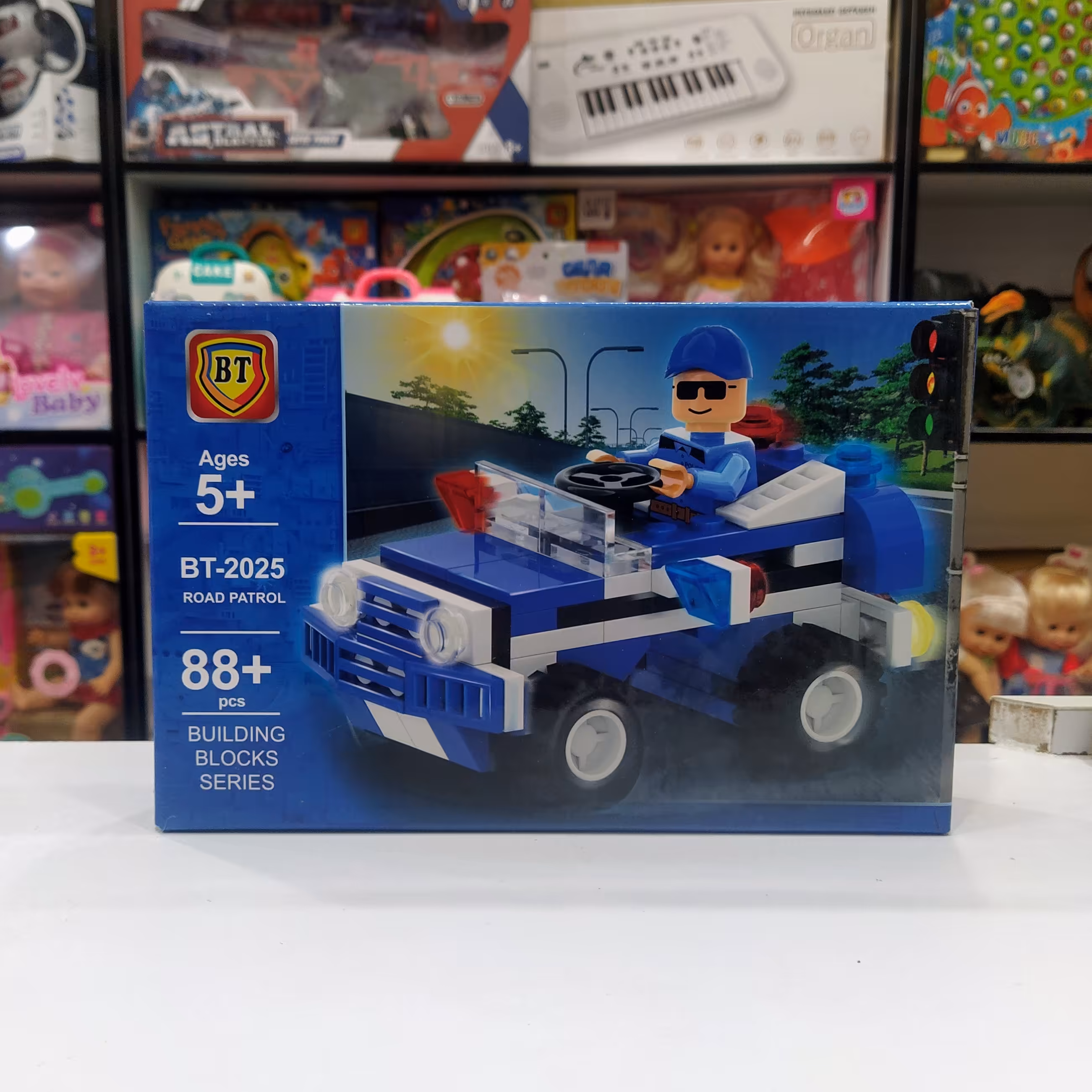 اسباب بازی لگو ماشین گشت پلیس 88 قطعه کد BT2025